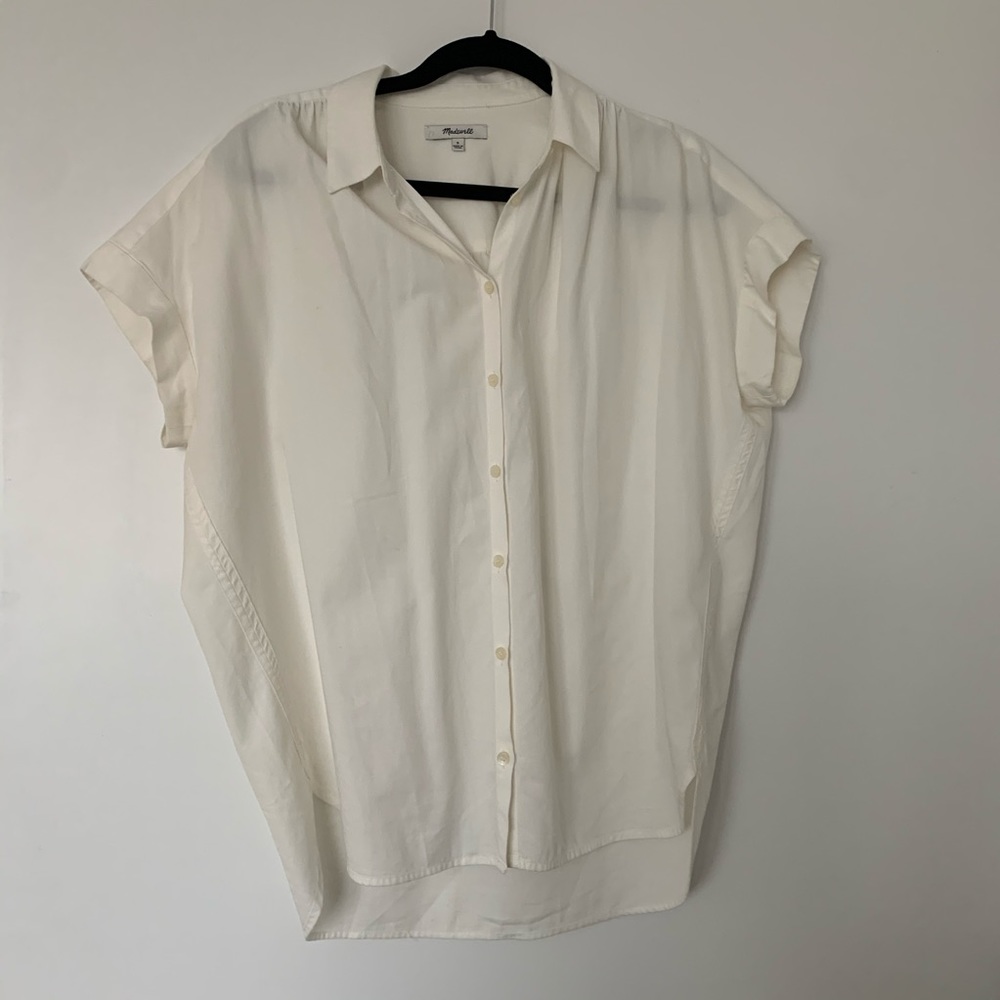 madewell white courier top